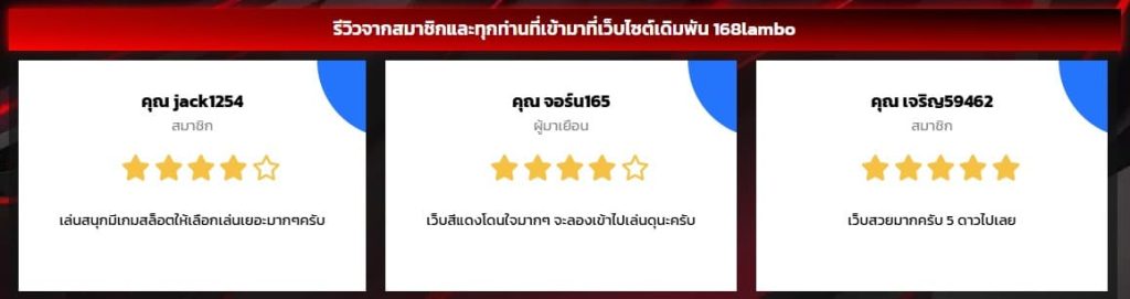 168lambo-รีวิว